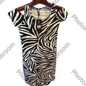 Brand new with tags BB open shoulders stretchy dress size S